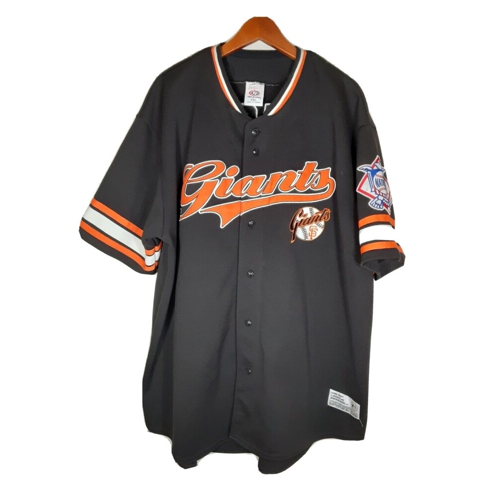 Mlb True Fan San Francisco Giants Moses Alou Jersey XXL Black Orange
